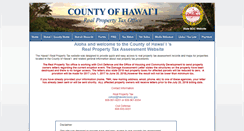 Desktop Screenshot of hawaiipropertytax.com